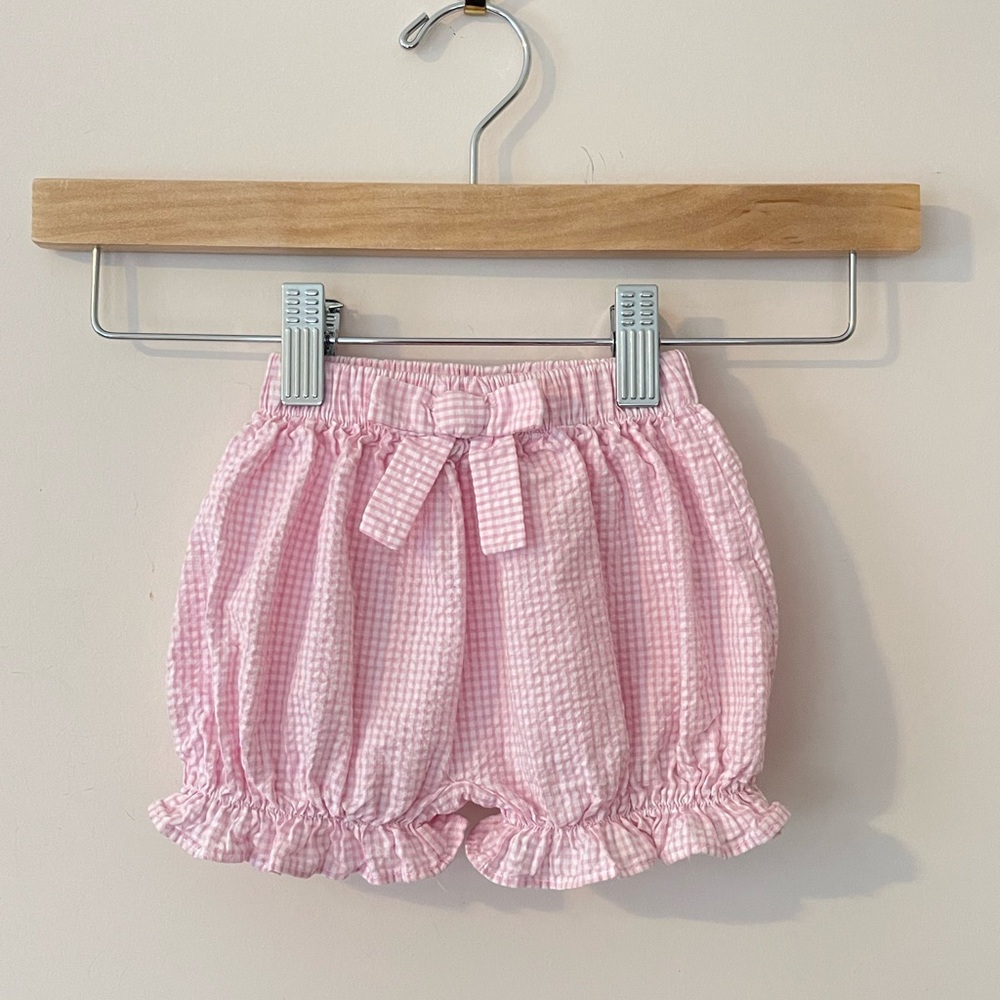 LITTLE ENGLISH VGUC Pink Gingham Bloomer Shorts